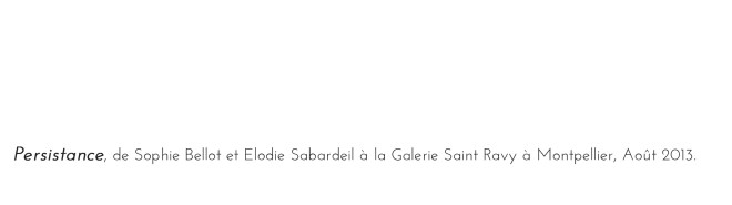 texte persistance