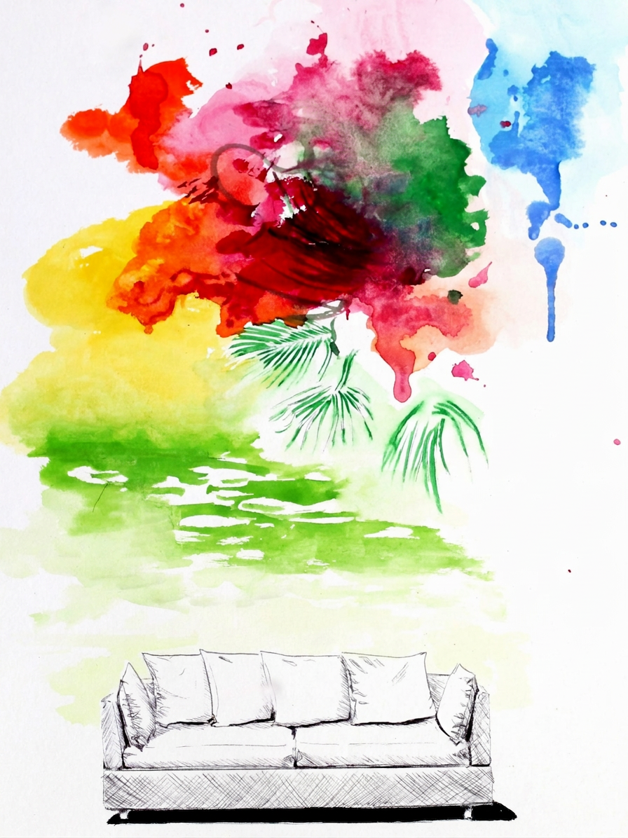 canapé couleur